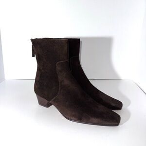 Madewell Laurel Brown Suede Booties